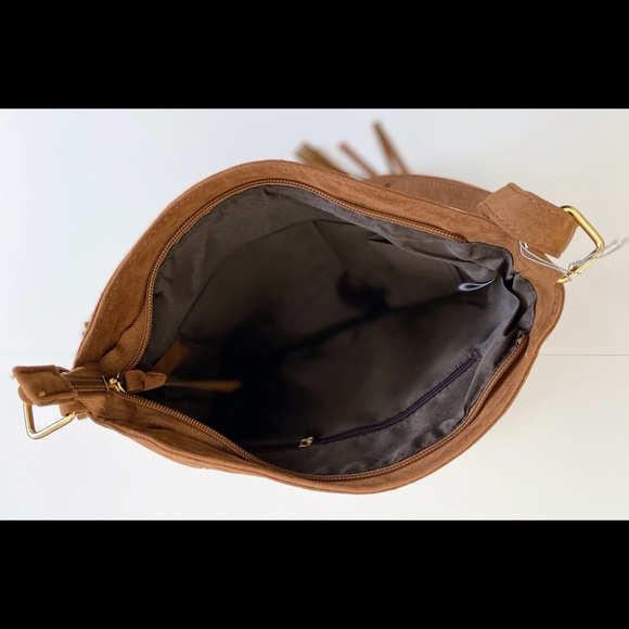 Brown Fringe Crossbody Bag - Picture 5 of 11